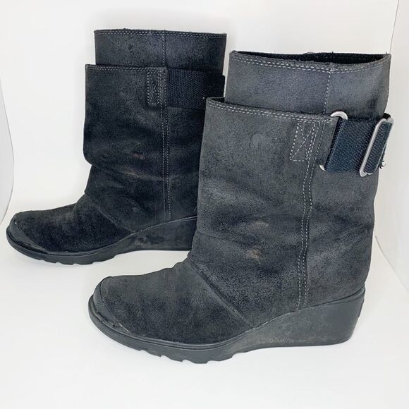 Sorel‎ Toronto Black Boots Sz 7 - Picture 5 of 8